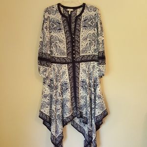 Jose silk women dress, size L